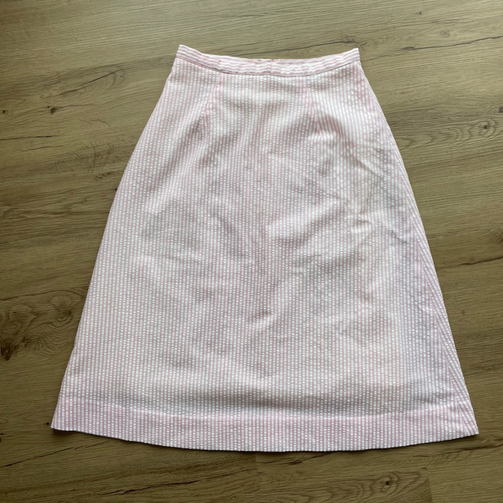 Vintage seersucker skirt